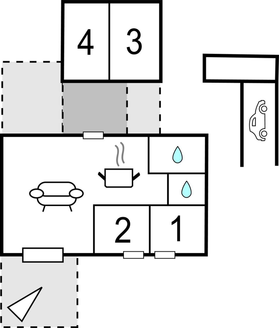 Nice Home In Knebel With Kitchen מראה חיצוני תמונה
